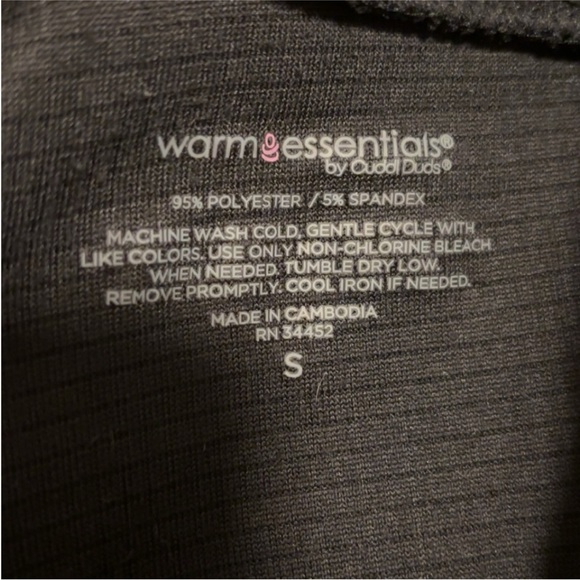 Warm Essentials by Cuddl Duds Women's Textured Fleece Thermal Leggings Bundle - Picture 7 of 7